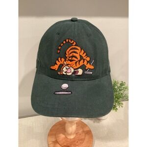 Vintage Walt Disney GOLF COLLECTION  Green Hat Leather Strap Tigger Golf Adult